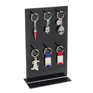 Expositor de mostrador de plexiglás negro para montar y exhibir productos - Product Image 1