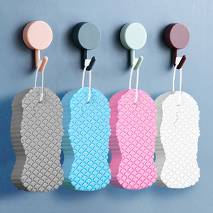 Baby Bath <b>Sponge</b> 3D Fish Scale Foam Hangable For Child <b>Bathing</b> Cleaning - Product Image 1