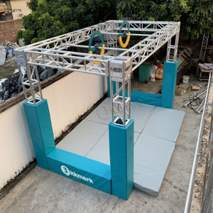 Rueda de mosca grande para interiores y exteriores, patio trasero, gimnasio, obstáculos para Guerrero <span class=keywords><strong>Ninja</strong></span> <span class=keywords><strong>americano</strong></span>, para niños, adolescentes y adultos - Product Image 3