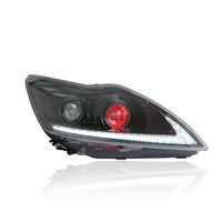 Adapté aux Ford Focus 2009-2013, modification du bloc optique avec projecteur LED de style Lexus et feux de jour.