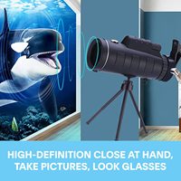 Télescope monoculaire haute puissance 40X60-Qualité professionnelle pour l'observation à longue portée, l'observation des oiseaux, les voyages (adultes)