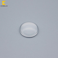Lentille convexe planaire en verre de silice de quartz UV UVA UVB UVC à condensateur optique LED 31 mm