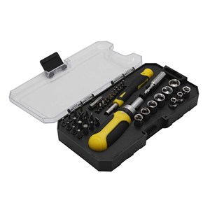 Juego de Herramientas Manuales de 41 Piezas para Reparaciones en el Hogar, Juego de Destornilladores, Puntas y Vasos, Herramientas de Regalo en Promoción - Product Image 6