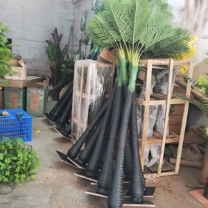 Chất Lượng Cao Làm Bằng Tay Lớn Ngoài Trời Nhân Tạo Cau Cây Cọ Thực Tế Thực Tế Giả Cây Cho Bên Ngoài Trang Trí - Product Image 2