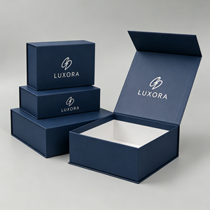 Custom Luxury Rigid Cardboard <b>Book</b> Style <b>Box</b> Full Printed Paper Packaging One Piece Magnetic Closure Gift <b>Box</b> for Skincare Sets - Product Image 4