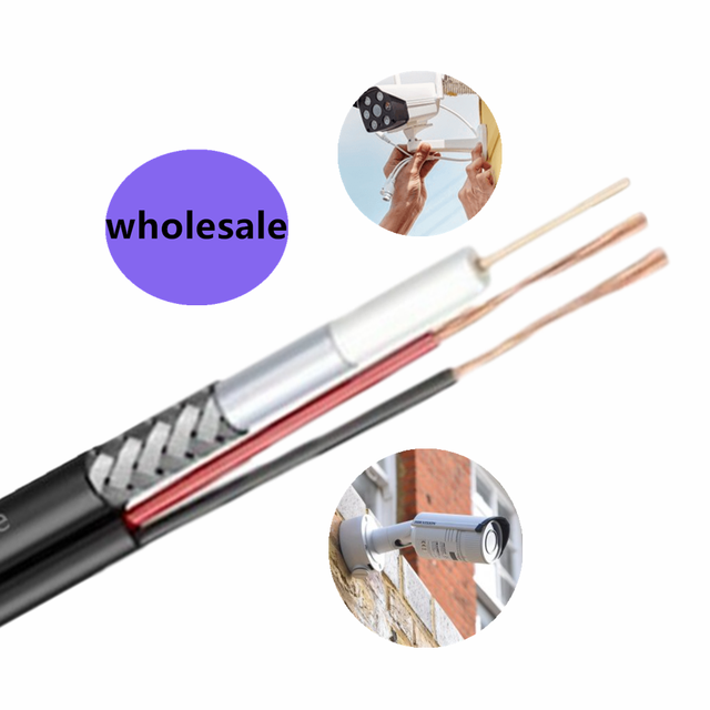 High Quality 500M 75 Ohm CCTV Camera Coaxial Cable RG59+2C with PVC Jacket and CE Certified