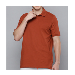 Camiseta de Manga Corta para Hombre, Corte Regular, Ecológica, Transpirable, de Algodón y Poliéster Grueso, Cuello Redondo, Uso Diario, Personalizable al por Mayor - Product Image 1