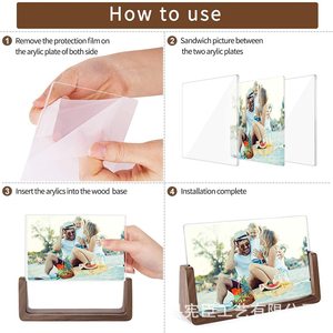 Custom-made wooden photo <b>frames</b> by manufacturer. Modern minimalist style. - Product Image 5