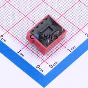 DS-04-R-T DIP Switch Through hole Component (THT) Switch Single Pole Single Throw 4 2.54mm 25mA - Product Image 2