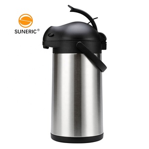 Thermos isolé à Double paroi en acier inoxydable, pression d'air, café, thé, sous vide, pompe, Pot - Product Image 1