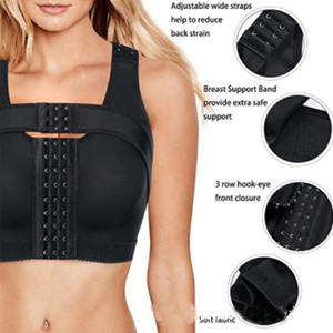 Soutien-gorge chirurgical pour femmes, taille Plus, sous-vêtements chirurgicales, push up, respirants, crochets <span class=keywords><strong>de</strong></span> <span class=keywords><strong>compression</strong></span>, hauts <span class=keywords><strong>de</strong></span> soutien-gorge - Product Image 4