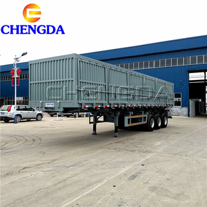 Fabbrica a buon mercato prezzo 3 assi paesaggio 40 tonnellate di ribaltamento lato ribaltabile semirimorchi - Product Image 2