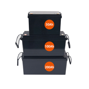 แบตเตอรี่ลิเธียมไอรอนฟอสเฟต LFP แบบชาร์จได้ 12V 24V 50Ah 100Ah 200Ah 300Ah 400Ah สำหรับเก็บพลังงานแสงอาทิตย์ทางทะเล - Product Image 1