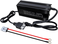 Chargeur de batterie K600 pour voiturette de golf, moto, scooter, 20 ampères, chargeur de batterie Lifepo4 14,6 V 12 V