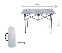 Faltbarer Camping Tisch-Leichtes Bastel design | Tragbares Geschenk für Wanderer, Outdoor-Sport begeisterte | Promo-Artikel