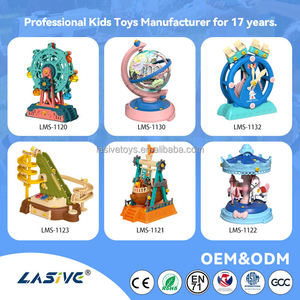 LASIVE TOYS STEAM Coches de Choque Educativos DIY, Modelo de Parque de Atracciones de Ensamblaje Manual y Desmontaje, Juguetes DIY de Aprendizaje Creativo - Product Image 6