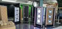 Soporte de Trípode para Exhibición, Marco de Pared Empalmado, Proyector de Hologramas 3D, Ventilador de Visualización Holográfica, Suministro de Fábrica al por Mayor