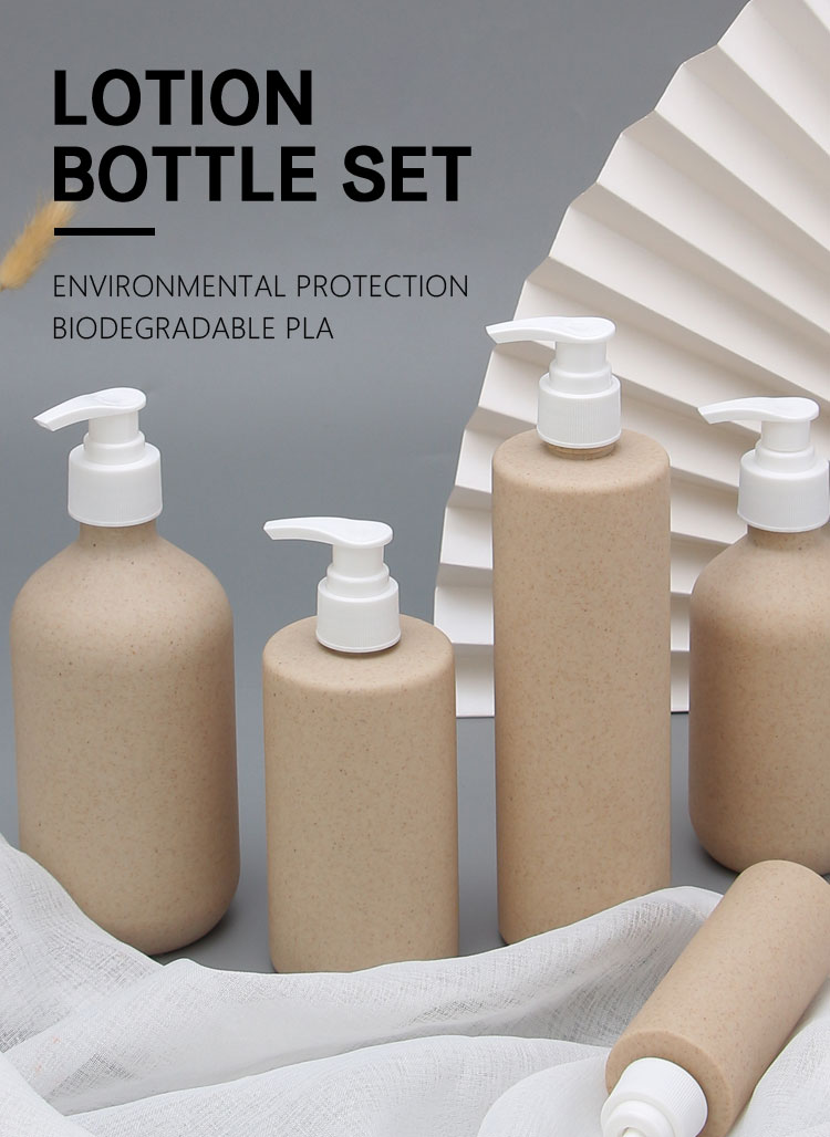 PLA Pet Cosmetic Biodegradable Plastic Bottles 400g Sustainable Durable