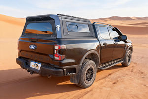 SEMRISE Couvre-caisse de camionnette en aluminium noir avec capacité de 501L-600L, installation facile pour <span class=keywords><strong>Toyota</strong></span> Hilux Vigo Revo - Product Image 3