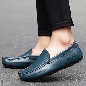 Cheap Brand Flat Man Shoes Fashion Leather Loafer Men's Shoe Slip-on Moccasins Men Loafers - Product Image 4