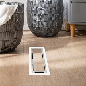 4 "x10" Kim Loại tầng Vent HVAC <span class=keywords><strong>Air</strong></span> Outlet có thể tháo rời Flush núi tầng đăng ký - Product Image 5