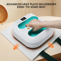 Presse à chaud portable 12*10 pouces pour usage domestique, idéale pour l'impression DTF, DTG et la sublimation – Machine de transfert thermique pour T-shirts