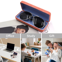 Étui à lunettes de luxe rigide fait main Dongyu, personnalisable, de haute qualité, portable, avec fermeture magnétique, pour lunettes de soleil – Vente chaude OEM