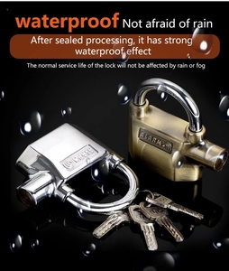 Candado de seguridad universal <span class=keywords><strong>antirrobo</strong></span> <span class=keywords><strong>para</strong></span> motor de puerta, candado impermeable <span class=keywords><strong>para</strong></span> bicicleta - Product Image 4