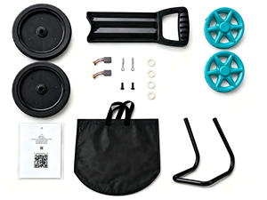 Trituratore <span class=keywords><strong>Elettrico</strong></span> per Rami e Foglie ad Alta Sicurezza 2200W, 50L, con Accessori Completi, Macchina Durevole per la Triturazione del Legno - Product Image 2