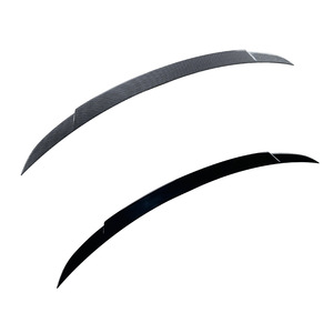 Brabus Rear <b>Wing</b> Spoiler Piano <b>Black</b> Carbon Fiber Texture For Mercedes-Benz E-Class W214 E260 E300 2024+ - Product Image 5