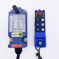 Saga1-L8B Industriel radio sans fil 6 boutons poussoir émetteur radio télécommande pour grue