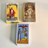 Jeu de cartes de tarot Oracle avec impression personnalisée, feuille d'or, bord doré de haute qualité, cartes de jeu, cartes à jouer