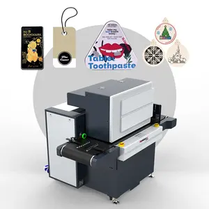 Rainbow Fast speed Pizza Box Printing Machine Paper Boxes inkjet Printing Single pass Carton UV Printer