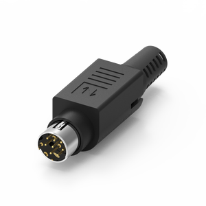 Connecteur d'assemblage mâle Mini Din 8 broches résistant aux produits chimiques pour équipement de laboratoire - Product Image 3