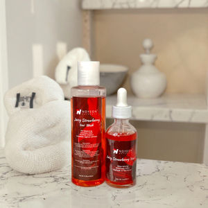 Produk cuci Vagina Spa Yoni Kit stroberi minyak Yoni beraroma Vagina menghilangkan bau dan gatal - Product Image 4