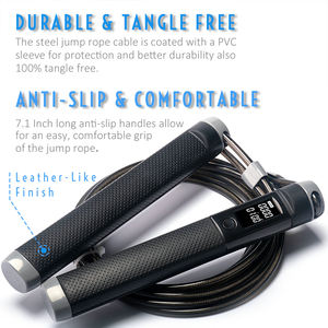 Atlama ipi dijital sayaç kapalı/açık alan sporları eğitim boks ayarlanabilir kalori atlama ipi egzersiz KYTO2200 - Product Image 5