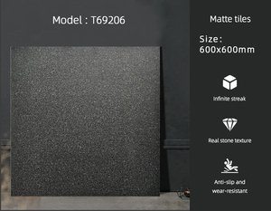 Carreaux métalliques émaillés modernes 600x600 Terrazzo doux <span class=keywords><strong>en</strong></span> céramique antidérapant <span class=keywords><strong>en</strong></span> gris blanc Prix de liquidation - Product Image 5