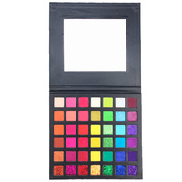 Pigment lâche 42 couleurs fard à paupières et paillettes Palette maquillage Palette OEM