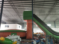 Nouvelle conception de jeu de sports extrêmes gonflable, plateforme de saut en libre style, sac à air, 19,5x8x8,5m, capacité de 10 personnes, matériau PVC