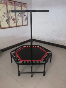 <span class=keywords><strong>Mini</strong></span> trong nhà thể dục gấp <span class=keywords><strong>Trampoline</strong></span> trẻ em nhảy thiết bị tập thể dục lục giác <span class=keywords><strong>Trampoline</strong></span> với xử lý - Product Image 3