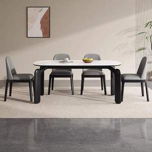 Light Luxury Solid Wood <strong>Tables</strong> and Chairs for Home for Western Restaurant Dining Dessert Milk Tea Shop Staff <strong>Canteen</strong> - Product Image 5