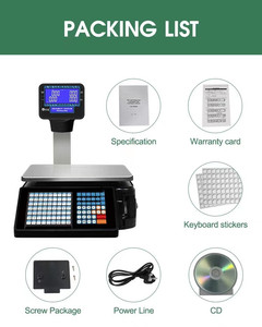 Nhãn in ấn quy mô cửa hàng bán lẻ tiền mặt đăng ký giá tính toán quy mô CE điện tử cho các loại trái cây siêu thị - Product Image 6