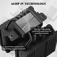 Thermalright Asesino sin igual 90 SE Negro Dual Torres Cpu enfriador para procesador Radiador de computadora con ventilador