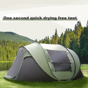 Tente d'extérieur en <span class=keywords><strong>toile</strong></span> et tissu Oxford entièrement automatique pour 1 à 3 personnes, structure d'une chambre à coucher, étanche à la pluie pour bateau <span class=keywords><strong>ou</strong></span> camping - Product Image 3