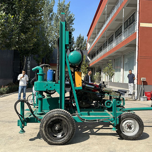 1200KG <strong>Low</strong> Consumption <strong>High</strong> Efficiency Easy Operation Four Wheels Diesel Hydraulic Drilling <strong>Rigs</strong> for Water Well - Product Image 3