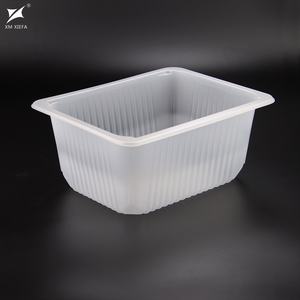 Disposable White PP Plastic Food Container Single Grid Inner <strong>Tray</strong> for Fruit Vegetables <strong>Meat</strong> - Product Image 1