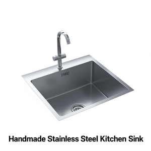 Fregadero de Cocina de Acero Inoxidable, de un Solo Tazón, para Instalar Bajo Encimera, Superficie Pulida, Diseño Contemporáneo - Product Image 1