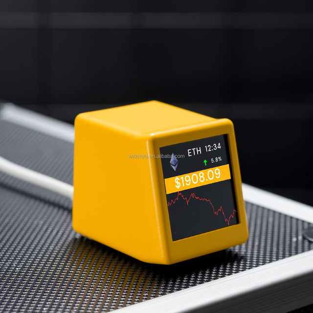 Stock Price Tracker Monitor Smart WIFI Forecast Station Clock Desktop Creative Digital WIFI Clocks