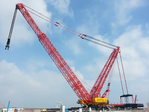 Grúa sobre Orugas SCC1500A de 150 Toneladas, Máquina de Construcción Más Vendida, con Sistema Hidráulico Eficiente - Product Image 4