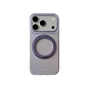 Minimalist Solid Color Matte 360 Degree Rotating Bracket Phone Case For iPhone 17 Pro Max 16 15 Pro - Product Image 4